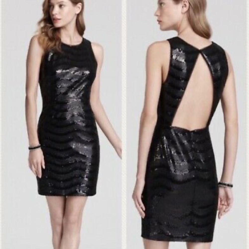 NWT - BCBG MAX AZRIA Nera Sequin Cocktail Dress